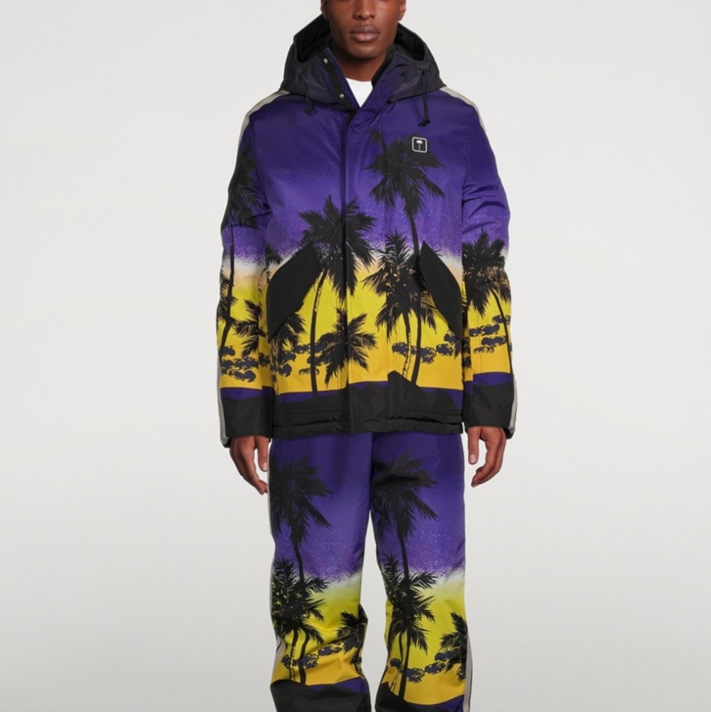 PALM ANGELS Palm Sunset Track Ski Jacket